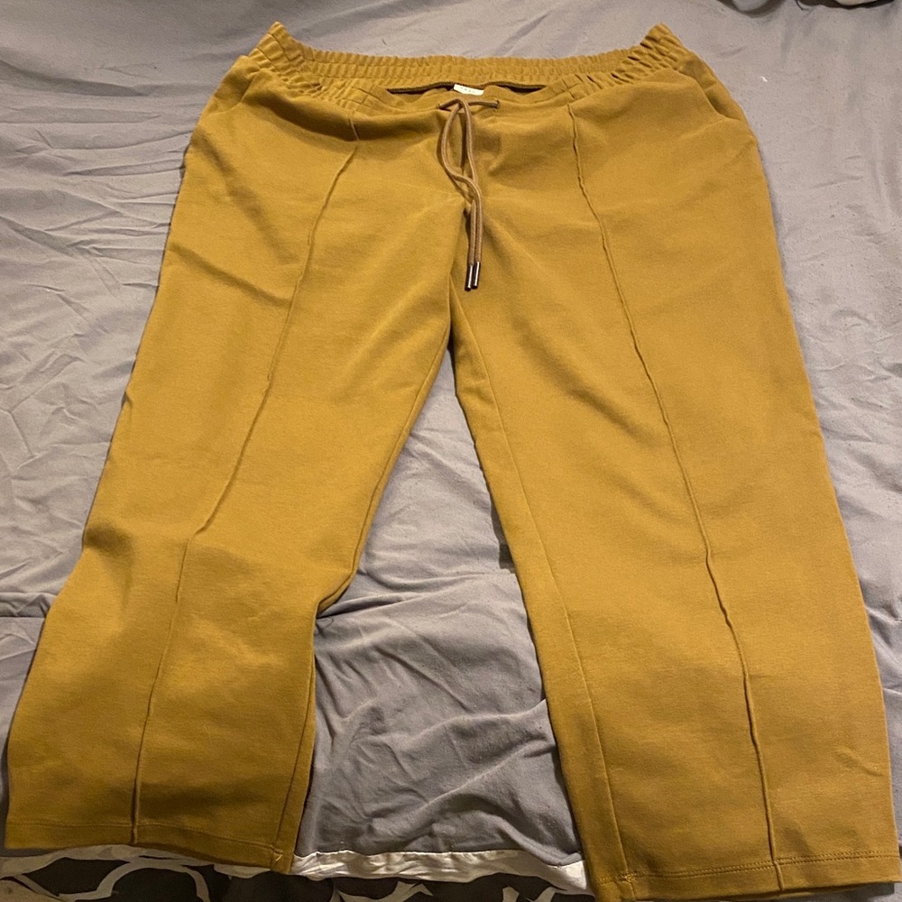 a new day Mustard Yellow Sweatpants